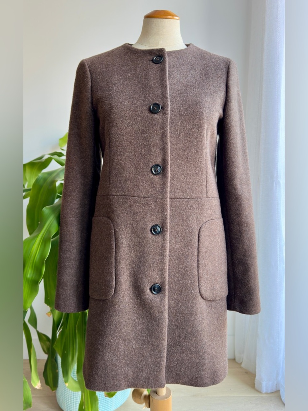 Zara Women's Brown Spring/Fall Coat XS